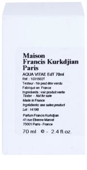 Maison Francis Kurkdjian Aqua Vitae eau de toilette teszter unisex 70 ml