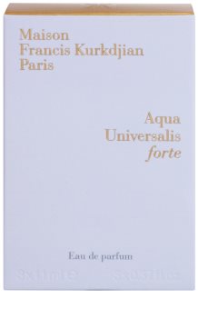 Maison Francis Kurkdjian Aqua Universalis Forte parfémovaná voda unisex 3 x 11 ml náplň