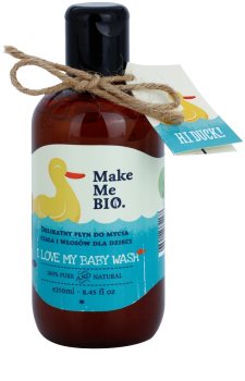 Make Me BIO Baby Care gel limpiador suave para el cabello y cuerpo para niños