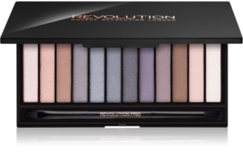 Makeup Revolution Iconic Smokey Eyeshadow Palette with Mirror and Applicator