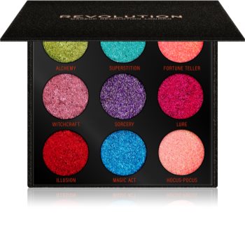 Makeup Revolution Pressed Glitter Palette paleta bleščic