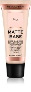 Makeup Revolution Matte Base High Cover Foundation