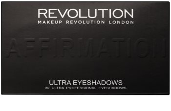 Makeup Revolution Affirmation paleta senčil za oči z ogledalom