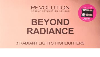 Makeup Revolution Beyond Radiance paleta luminoasa cu oglinda mica