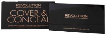 Makeup Revolution Cover & Conceal палетка коректорів
