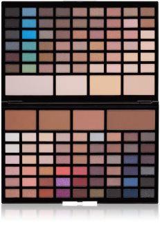 Makeup Revolution Pro HD Eyes & Contour palette de fards à paupières et poudres pour le contouring avec highlighter