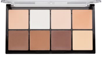 Makeup Revolution Ultra Pro HD Fair paleta na kontury obličeje pudrová