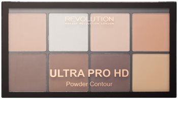 Makeup Revolution Ultra Pro HD Fair paleta na kontury obličeje pudrová