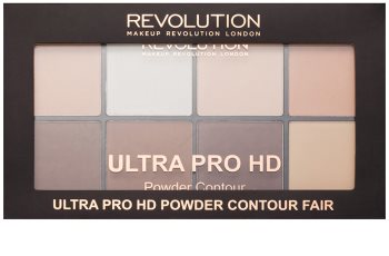 Makeup Revolution Ultra Pro HD Fair paleta na kontury obličeje pudrová