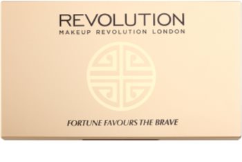 Makeup Revolution Fortune Favours the Brave Oogschaduw Palette met Spiegeltje en Applicator