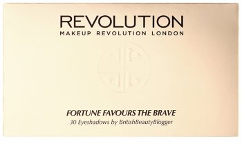 Makeup Revolution Fortune Favours the Brave paleta senčil za oči z ogledalom in aplikatorjem