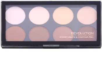 Makeup Revolution Iconic Lights and Countour Pro paleta pentru contur facial