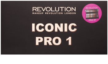Makeup Revolution Iconic Pro 1 Eyeshadow Palette with Mirror and Applicator