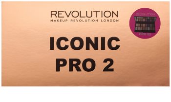 Makeup Revolution Iconic Pro 2 paleta farduri de ochi cu oglinda si aplicator