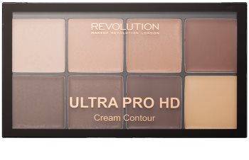 Makeup Revolution Ultra Pro HD Light Medium Paletă cremă pentru conturul feței