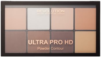 Makeup Revolution Ultra Pro HD Light Medium Paletă pudră pentru conturul feței