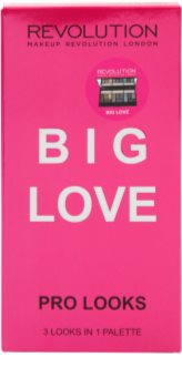 Makeup Revolution Pro Looks Big Love палітра тіней