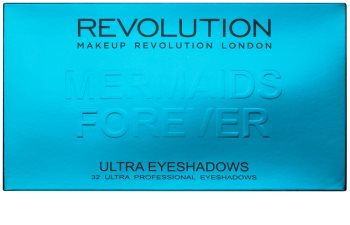 Makeup Revolution Mermaids Forever paleta očných tieňov so zrkadielkom