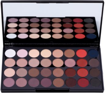 Makeup Revolution Flawless Matte 2 paleta senčil za oči z ogledalom