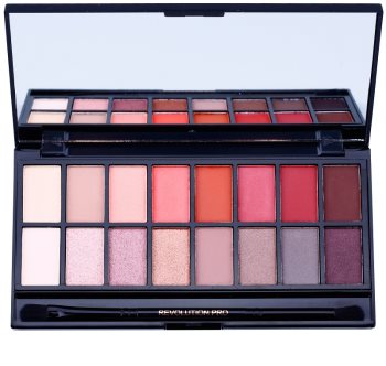 Makeup Revolution New-Trals vs Neutrals палітра тіней з дзеркальцем та аплікатором