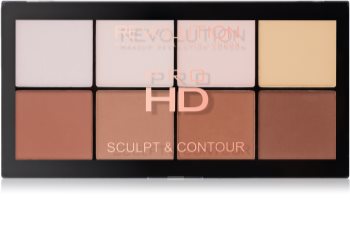 Makeup Revolution Pro HD Sculpt & Contour paleta pentru contur facial