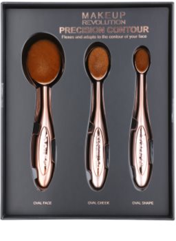 Makeup Revolution Pro Precision Brush sada štetcov na kontúrovanie