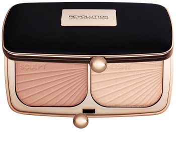 Makeup Revolution Renaissance Glow kontúrovacia paletka na tvár