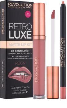 Makeup Revolution Retro Luxe Matt Lip Set