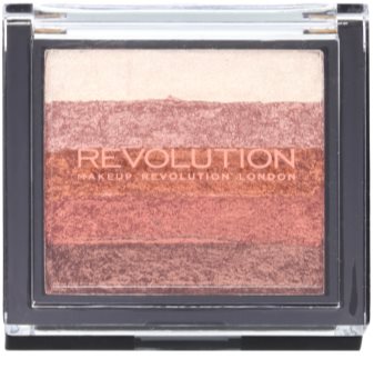 Makeup Revolution Shimmer Brick bronzosító és élénkítő 2 az 1-ben