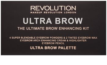 Makeup Revolution Ultra Brow paleta za ličenje obrvi