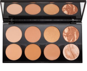 Makeup Revolution Ultra Bronze paleta na kontury obličeje