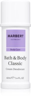 Marbert Bath & Body Classic Deodorant Cream for Women 40 ml