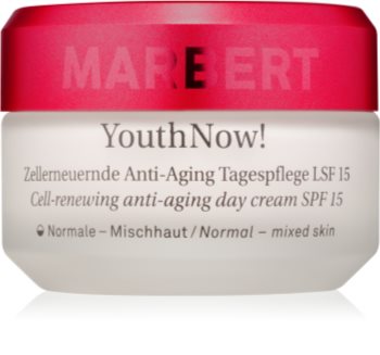Marbert Anti-Aging Care YouthNow! Cell-Renewing Anti-Aing Day Cream for Normal to Mixed Skin SPF 15