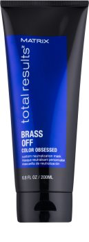 Matrix Total Results Brass Off Color Obsessed Custom Neutralization Mask