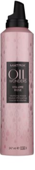 Matrix Oil Wonders Volume Rose espuma de cabelo para dar volume
