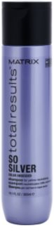 Matrix Total Results So Silver Shampoo zum Schutz blonder Haarfarbe