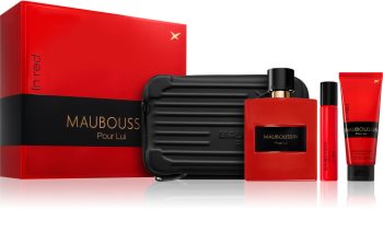 mauboussin mauboussin in red woda perfumowana 100 ml   zestaw