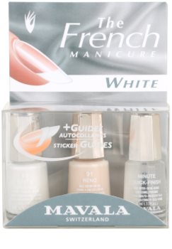 Mavala French Manicure White sada pro francouzskou manikúru