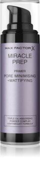 Max Factor Miracle Prep mattító primer a bőr kisimításáért és a pórusok minimalizásáért