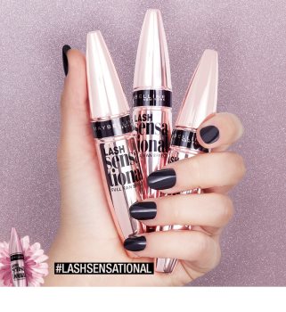 Maybelline Lash Sensational riasenka v metalickom obale pre dlhé a plné riasy