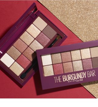 Maybelline The Burgundy Bar palette de fards à paupières
