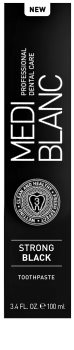 MEDIBLANC Strong Black οδοντόκρεμα για ολοκληρωτική προστασία των δοντιών με λευκαντική δράση