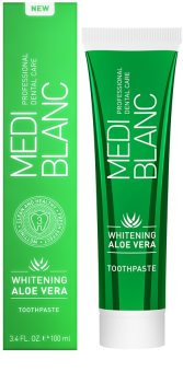 MEDIBLANC Whitening Aloe Vera pasta de dentes regeneradora com efeito branqueador