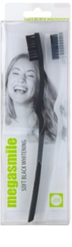 Megasmile Black Whitening Soft escova de dentes com carvão vegetal para dentes sensíveis