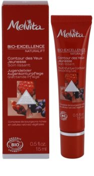 Melvita Bio-Excellence Naturalift creme de olhos rejuvenescedor com efeito alisador
