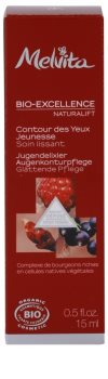 Melvita Bio-Excellence Naturalift verjüngende Augencreme mit glättender Wirkung