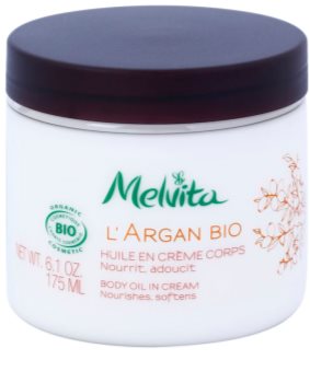 Melvita L'Argan Bio creme corporal nutritivo para pele fina e lisa