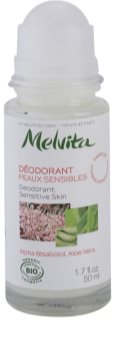 Melvita Les Essentiels deodorant roll-on fara continut de aluminiu pentru piele sensibila