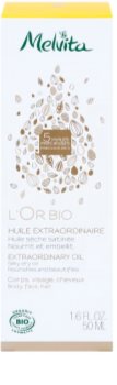 Melvita L'Or Bio aceite seco suave para cara, cuerpo y cabello