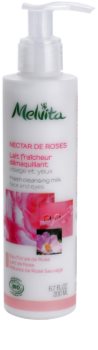 Melvita Nectar de Roses osvěžující čisticí pleťové mléko